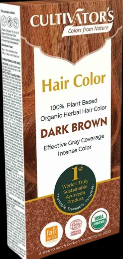 Cultivators Hiusvärit<Cultivator's Hair Color Kasviväri Dark Brown 100g
