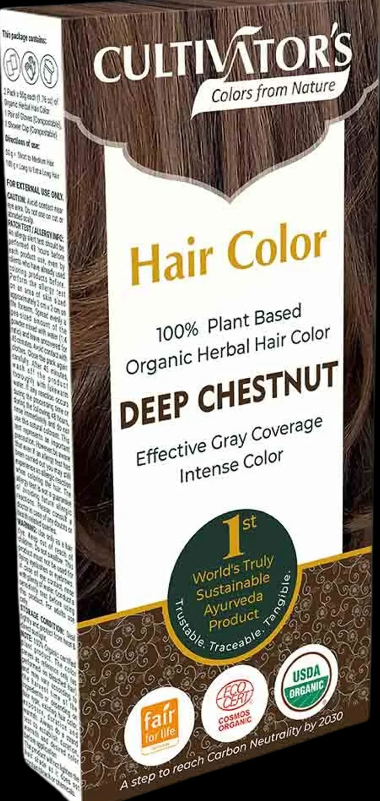 Cultivators Hiusvärit<Hair Color Kasviväri Deep Chestnut 100g