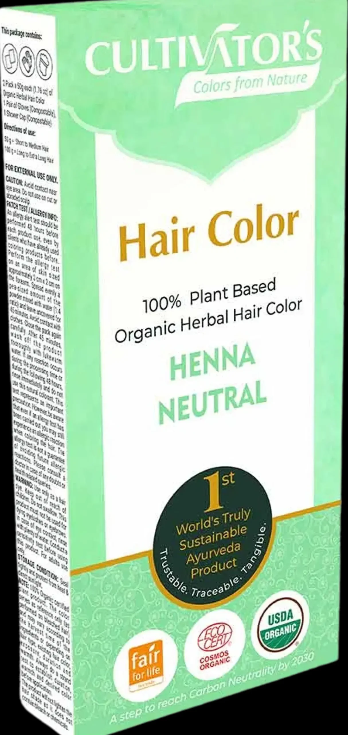 Cultivators Hiusvärit<Cultivator's Hair Color Kasviväri Henna Neutral (Cassia) 100g