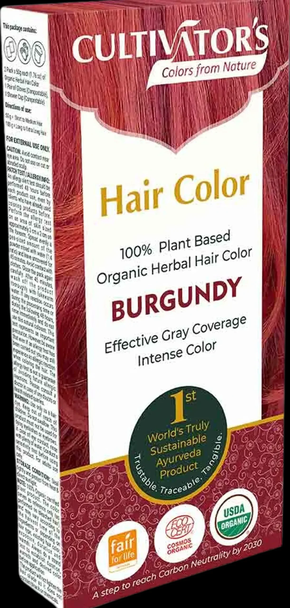 Cultivators Hiusvärit<Cultivator's Hair Color Kasviväri Burgundy 100g