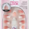 Depend Kynsimeikit Ja Kynsienhoito<French Look 100-pack Medium Square irtokynnet nr 80073