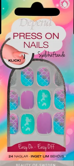 Depend Kynsimeikit Ja Kynsienhoito<Press On Nails Mermaid 80392