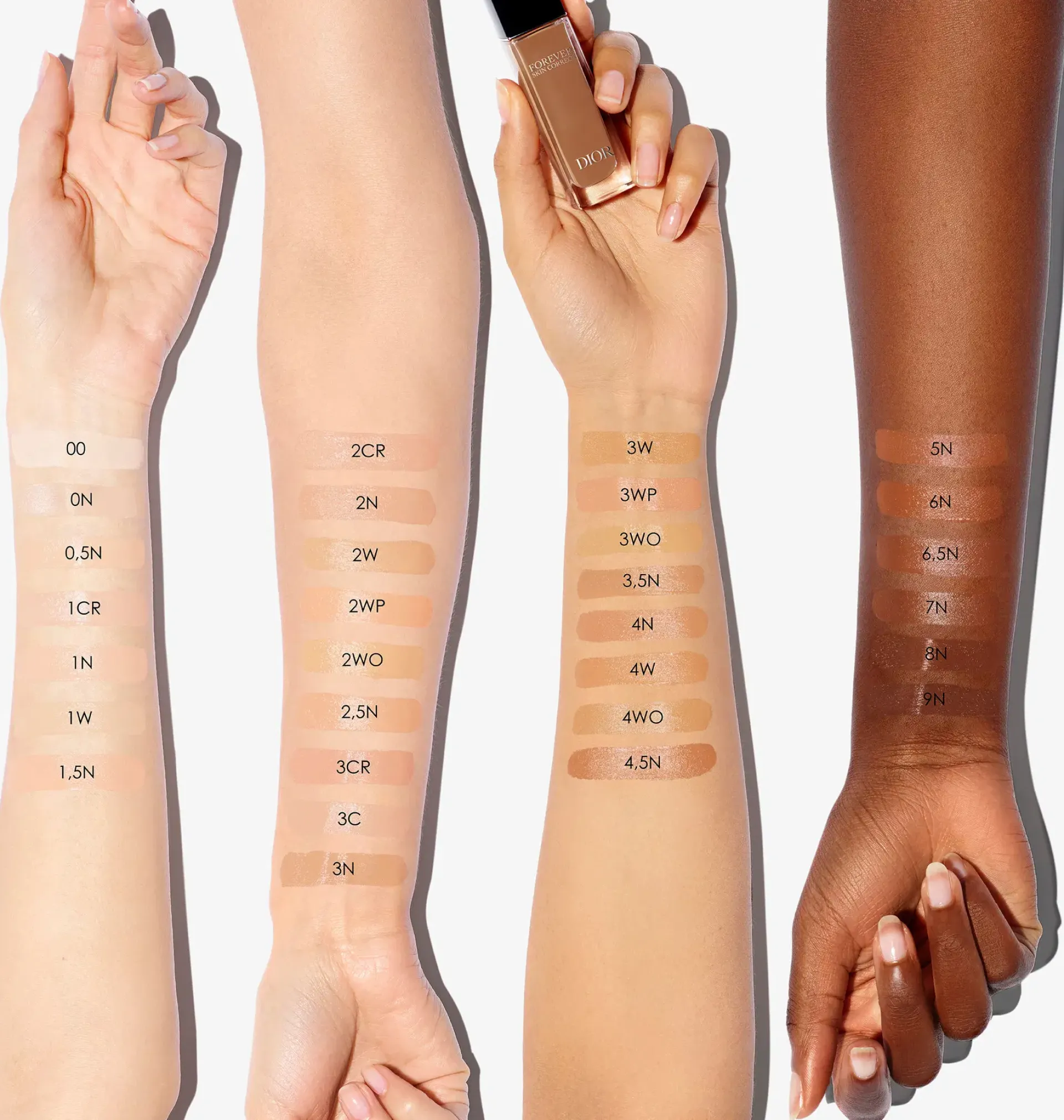 DIOR Kasvomeikit<Forever Skin Correct Full-Coverage Undereye Concealer silmänalusten peitevoide 11 ml