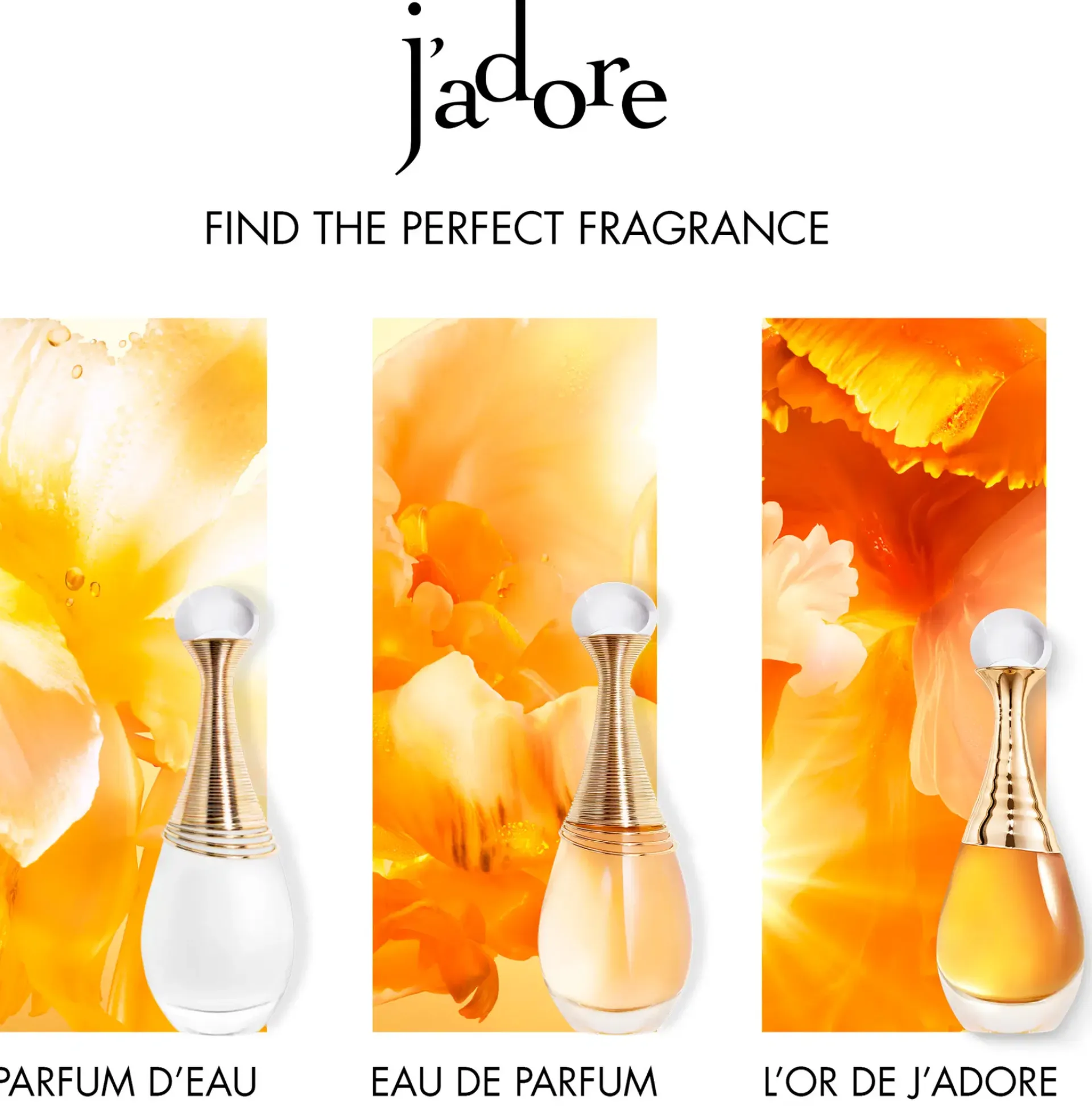 DIOR Hajuvedet<J’adore l’Or Fragrance with Floral Notes tuoksu 80 ml