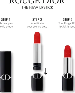 DIOR Meikkien Täyttöpakkaukset|Huulimeikit<Rouge Lipstick Velvet Refill huulipunan täyttö 3,5 g
