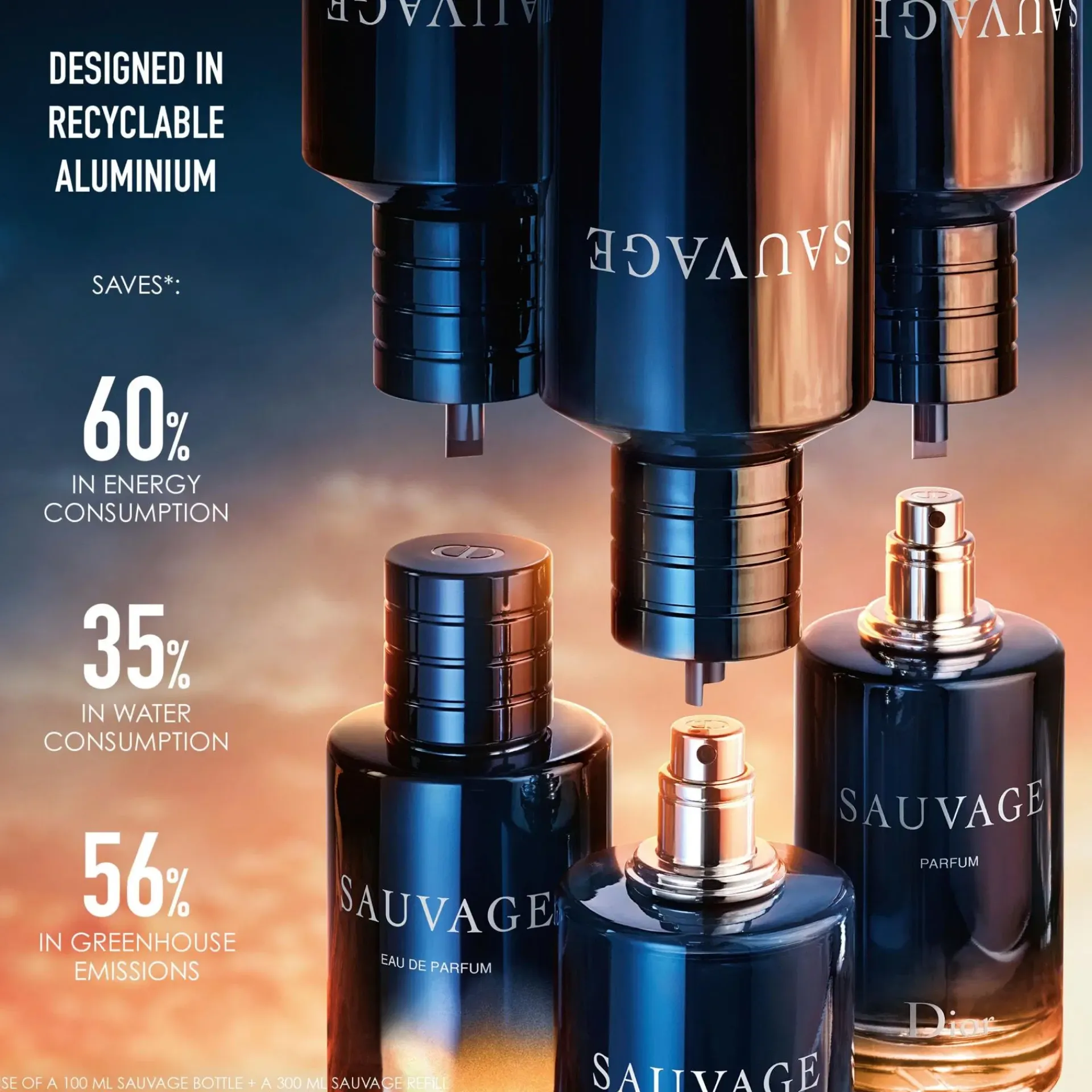 DIOR Tuoksut|Tuoksujen Täyttöpakkaukset<Sauvage EdP Refill täyttöpakkaus 300 ml