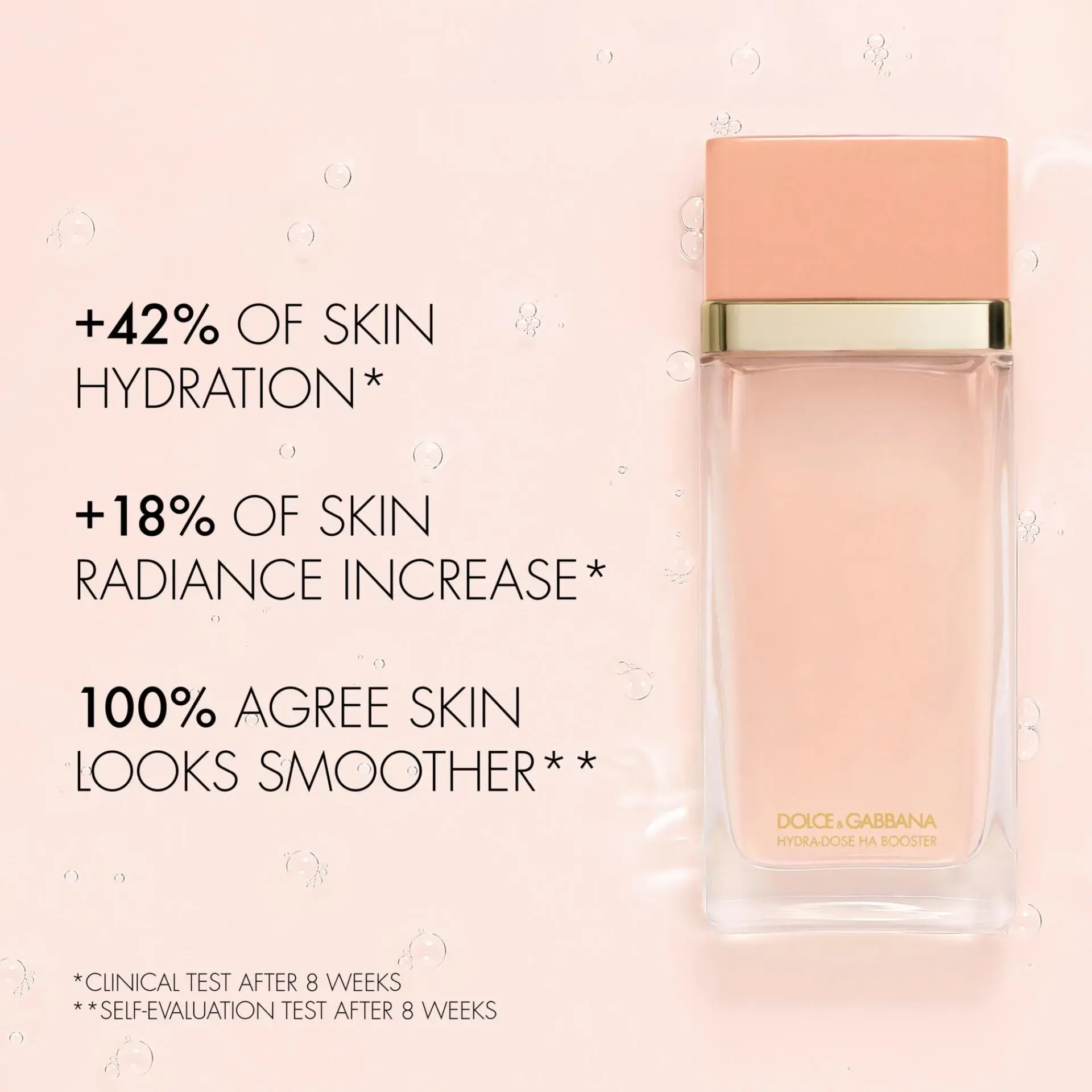 Dolce u0026 Gabbana Ihonhoidon Tehoaineet|Kasvojenhoito<Dolce&Gabbana Hydra Dose HA Essence -hoitovesi 100 ml
