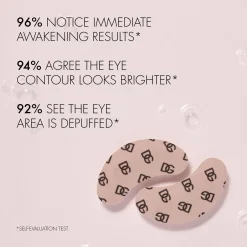 Dolce u0026 Gabbana Kasvojenhoito<Dolce&Gabbana No-Puff Caffeine Eye Patches -silmänympärysnaamio 5 x 2,3 g