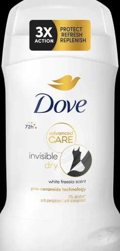 Dove Vartalonhoito<72h Advanced Care Invisible Dry Antiperspirantti Deodorantti Stick pro-ceramide teknologia 50 ML