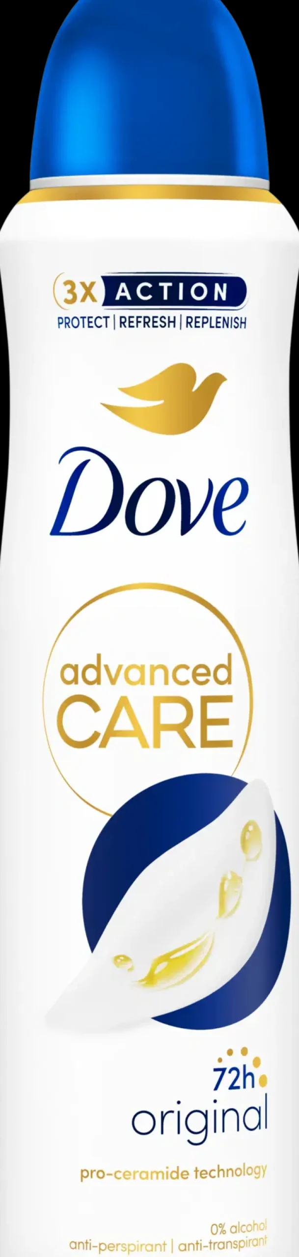 Dove Vartalonhoito<72h Advanced Care Original Antiperspirantti Deodorantti spray 150 ml