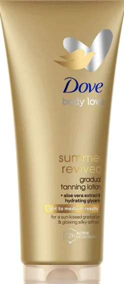 Dove Aurinkotuotteet|Kylmägeelit Ja Hoitosalvat<Summer Revived Light to Medium Itseruskettava rusketus vaaleasta keskitummaan 200 ml