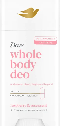 Dove Vartalonhoito<Whole Body Raspberry & Rose deodorantti stick 75 ml