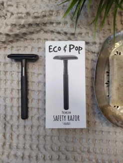 Eco u0026 Pop Karvanpoisto<Eco & Pop Premium kestoshaver musta metalli