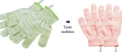 EcoTools Vartalonhoito<Bath & Shower Gloves -kuorintakäsineet