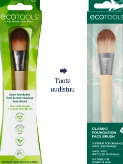 EcoTools Meikkisiveltimet Ja -Välineet<Classic foundation brush - litteä meikkivoidesivellin