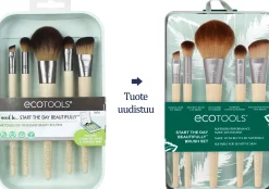 EcoTools Meikkisiveltimet Ja -Välineet<Start the Day Beautiful Kit -meikkisivellinsetti