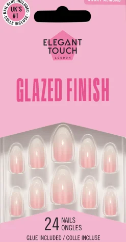 Elegant Touch Kynsimeikit Ja Kynsienhoito<Gel finish Glitter Nails Glaz'd-tekokynnet