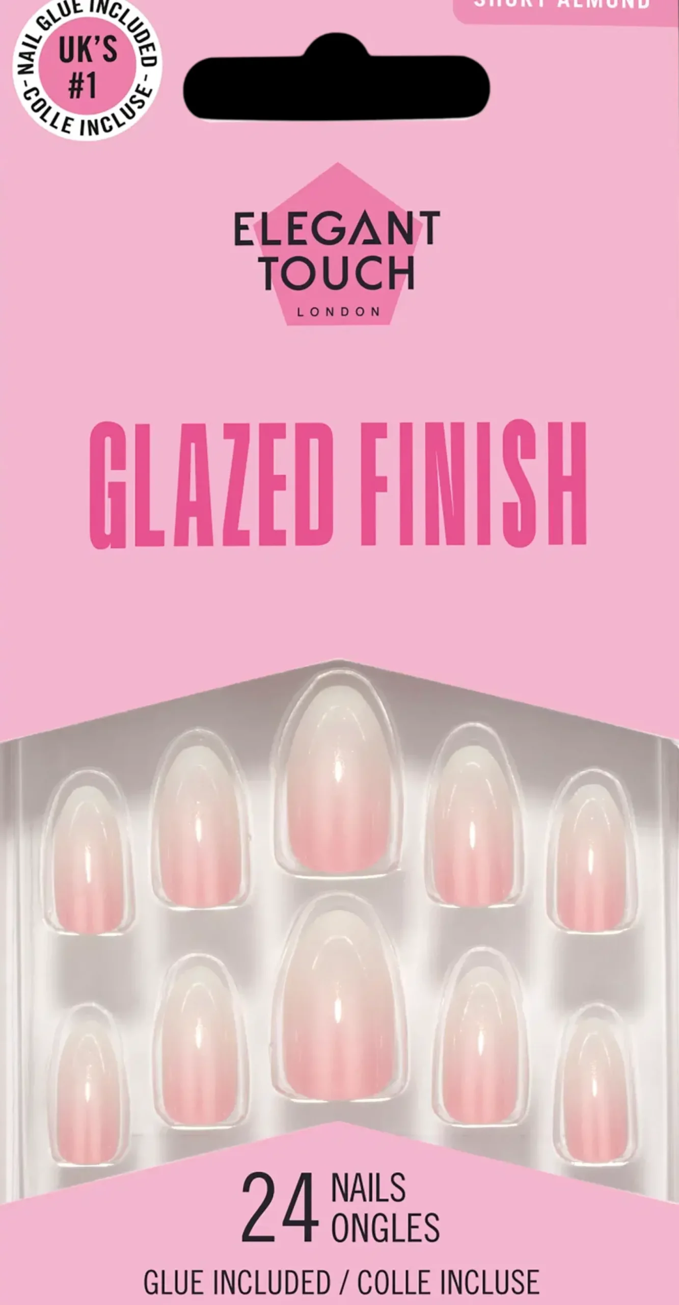 Elegant Touch Kynsimeikit Ja Kynsienhoito<Gel finish Glitter Nails Glaz'd-tekokynnet