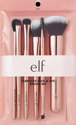 e.l.f. Meikkisiveltimet Ja -Välineet<cosmetics Flawless Face Brush Collection meikkisivellinsetti sis. 6 sivellintä