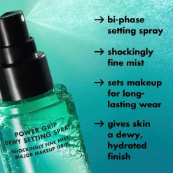 e.l.f. Kasvomeikit<cosmetics Power Grip Dewy Setting Spray meikinkiinnityssuihke 80 ml