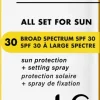e.l.f. Aurinkotuotteet<e.l.f cosmetics SKIN Suntouchable! All Set for Sun SPF 30 aurinkosuoja- ja kiinnityssuihke 60 ml