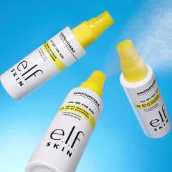 e.l.f. Aurinkotuotteet<e.l.f cosmetics SKIN Suntouchable! All Set for Sun SPF 30 aurinkosuoja- ja kiinnityssuihke 60 ml