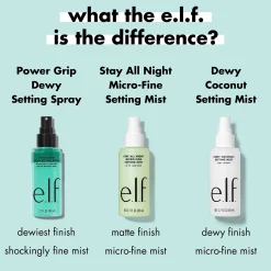 e.l.f. Kasvomeikit<cosmetics Stay All Night Micro-Fine Setting Mist meikinkiinnityssuihke 80 ml