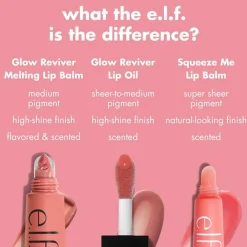 e.l.f. Huulimeikit<Glow Reviver Melting Lip Balm sävytetty huulivoide 15 g