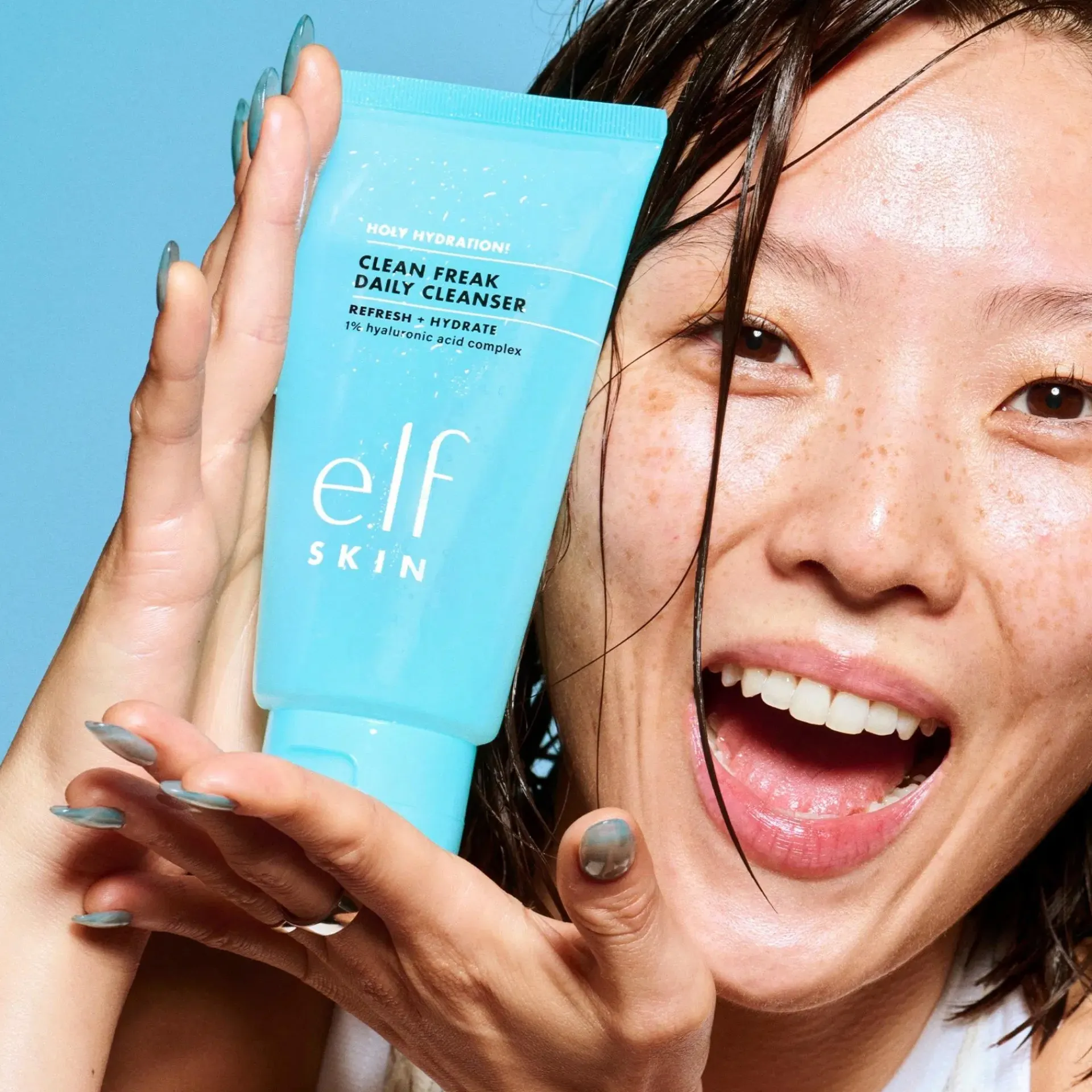 e.l.f. Kasvojenhoito<Holy Hydration! Clean Freak Daily Cleanser -puhdistustuote 162 ml