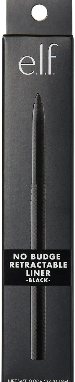 e.l.f. Silmämeikit<No Budge Retractable Eyeliner silmänrajauskynä 0,23 g BLACK