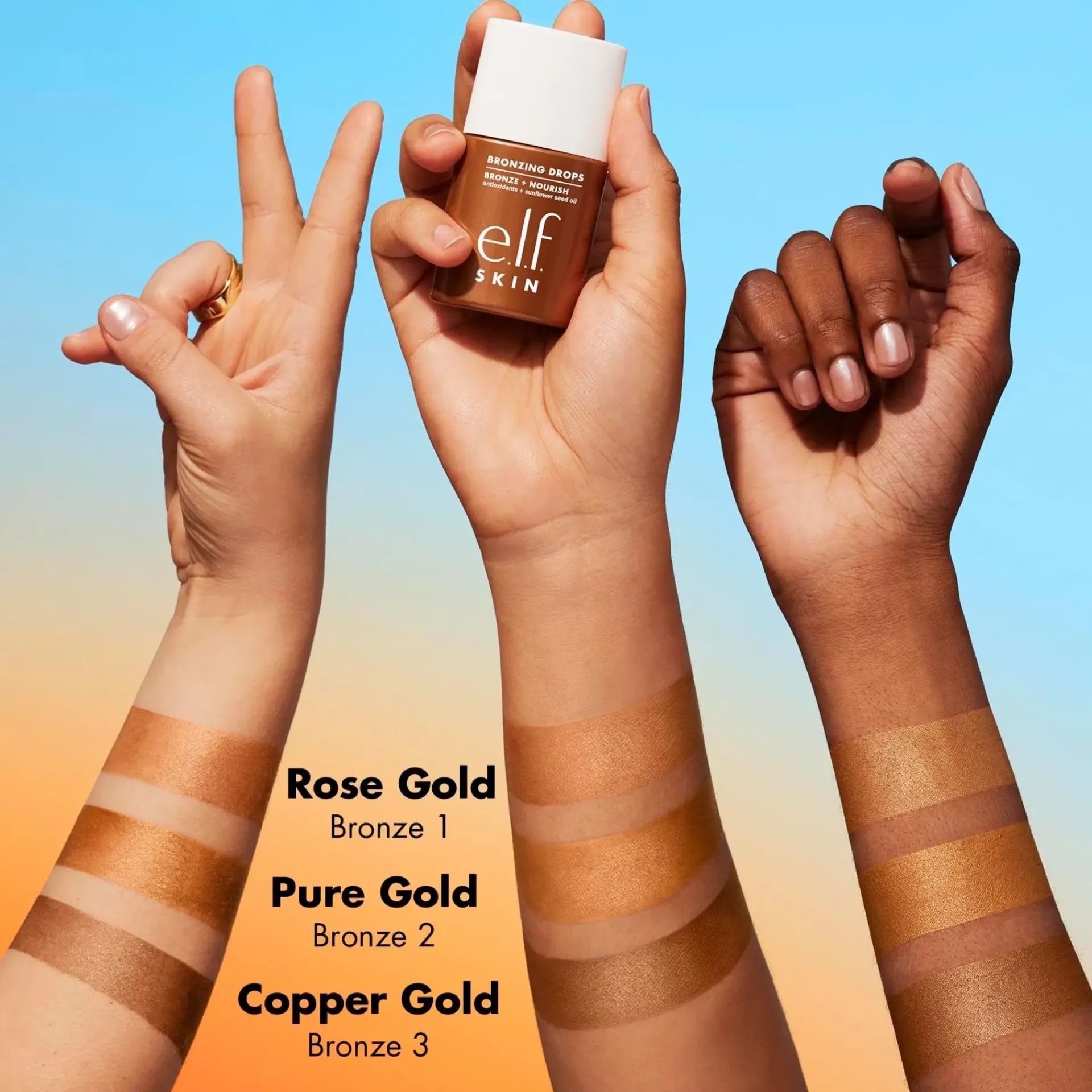 e.l.f. Kasvojenhoito<No Ray, All Slay Bronzing Drops sävytetty seerumi 30 ml