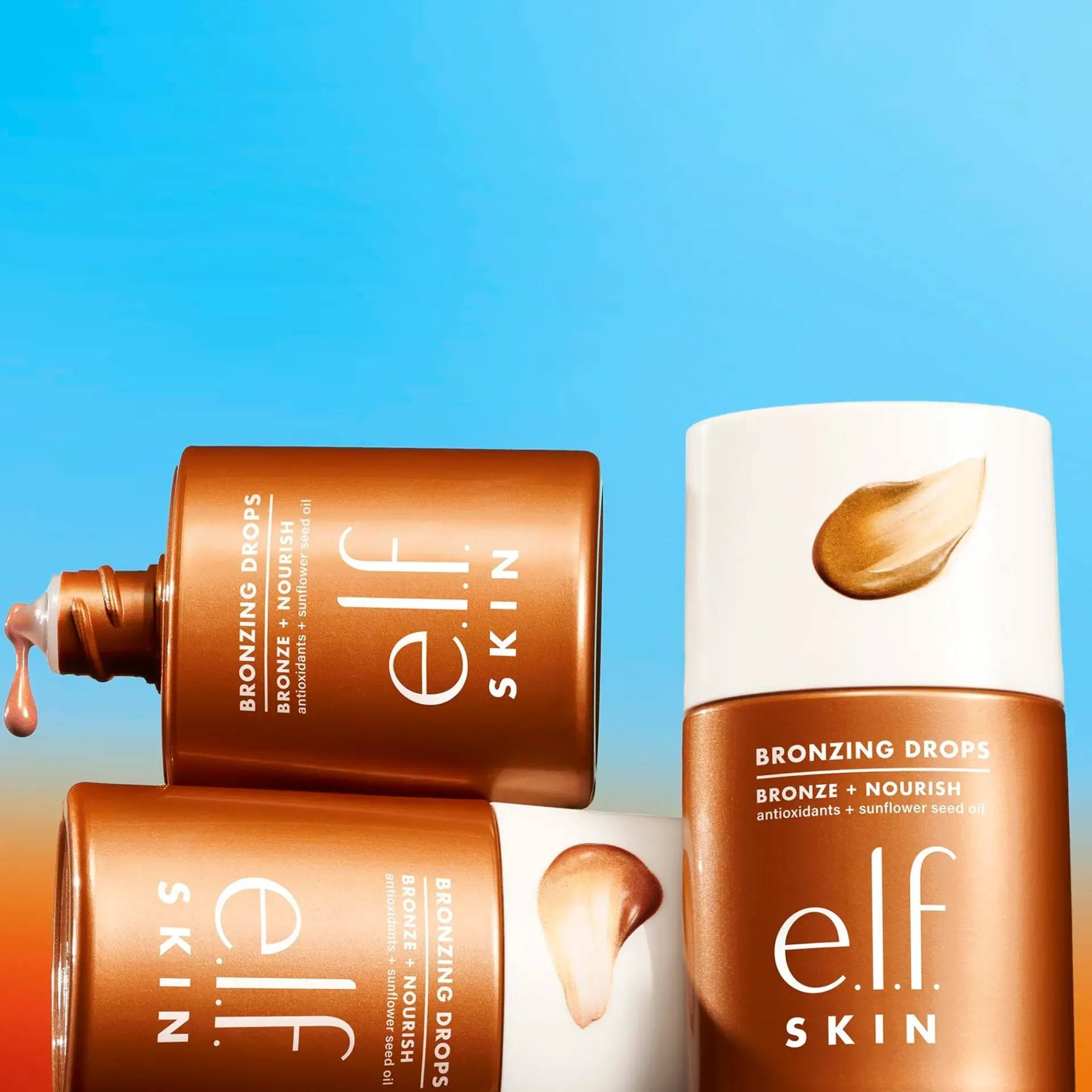 e.l.f. Kasvojenhoito<No Ray, All Slay Bronzing Drops sävytetty seerumi 30 ml