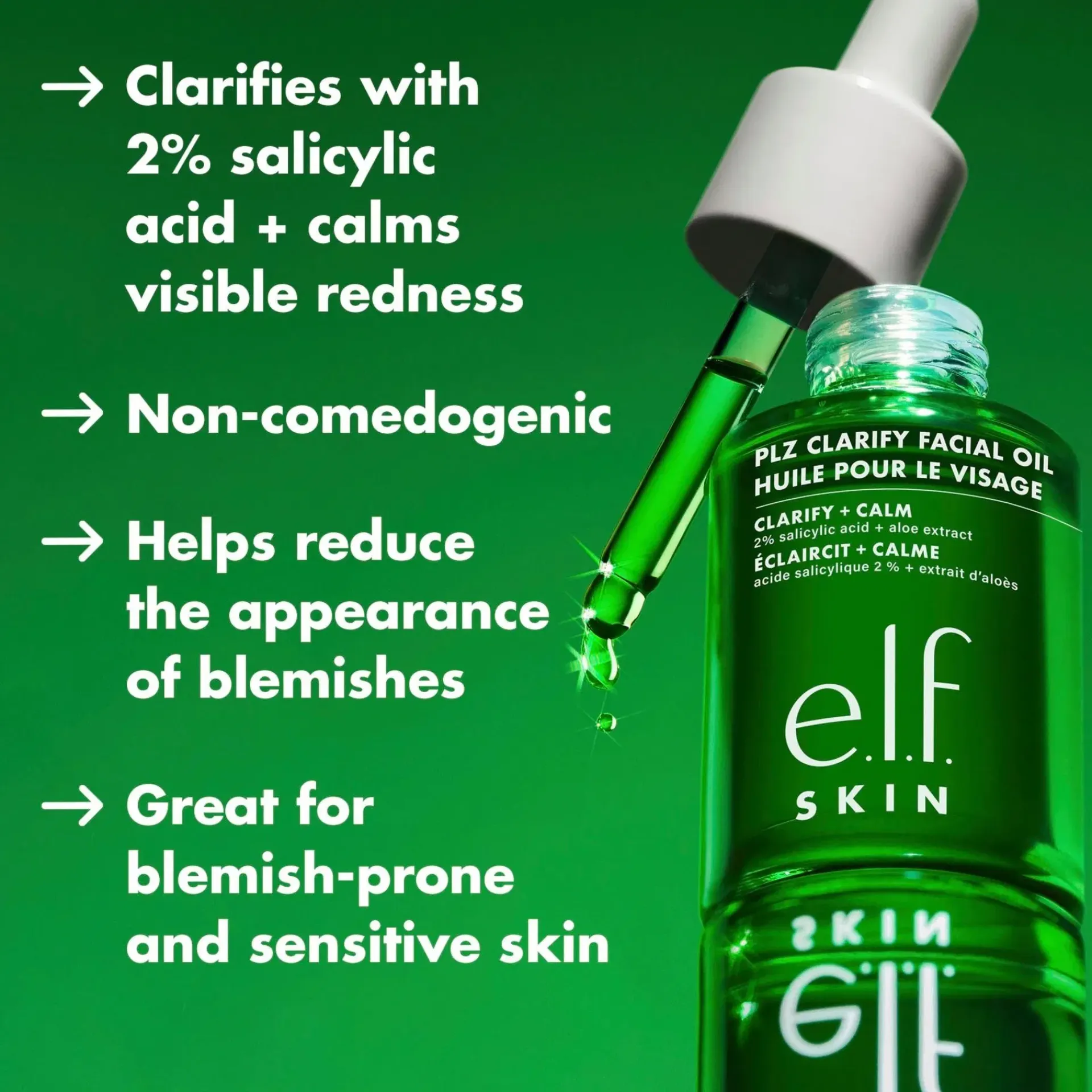 e.l.f. Kasvojenhoito<PLZ Clarify Facial Oil 30 ml kasvoöljy