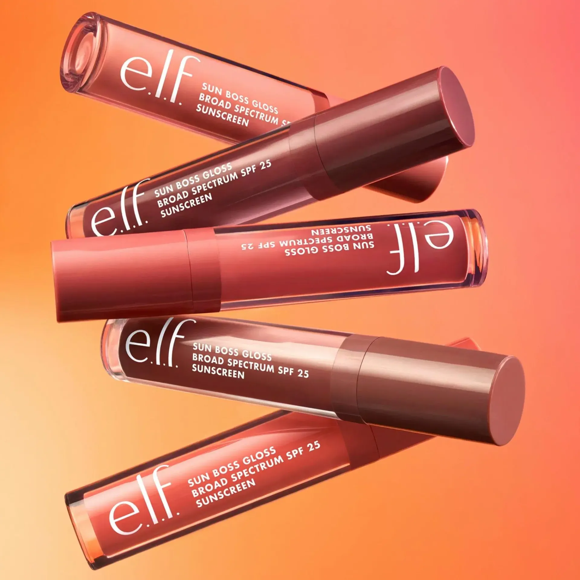 e.l.f. Huulimeikit<Sun Boss SPF 25 Lip Gloss huulikiilto 4 ml