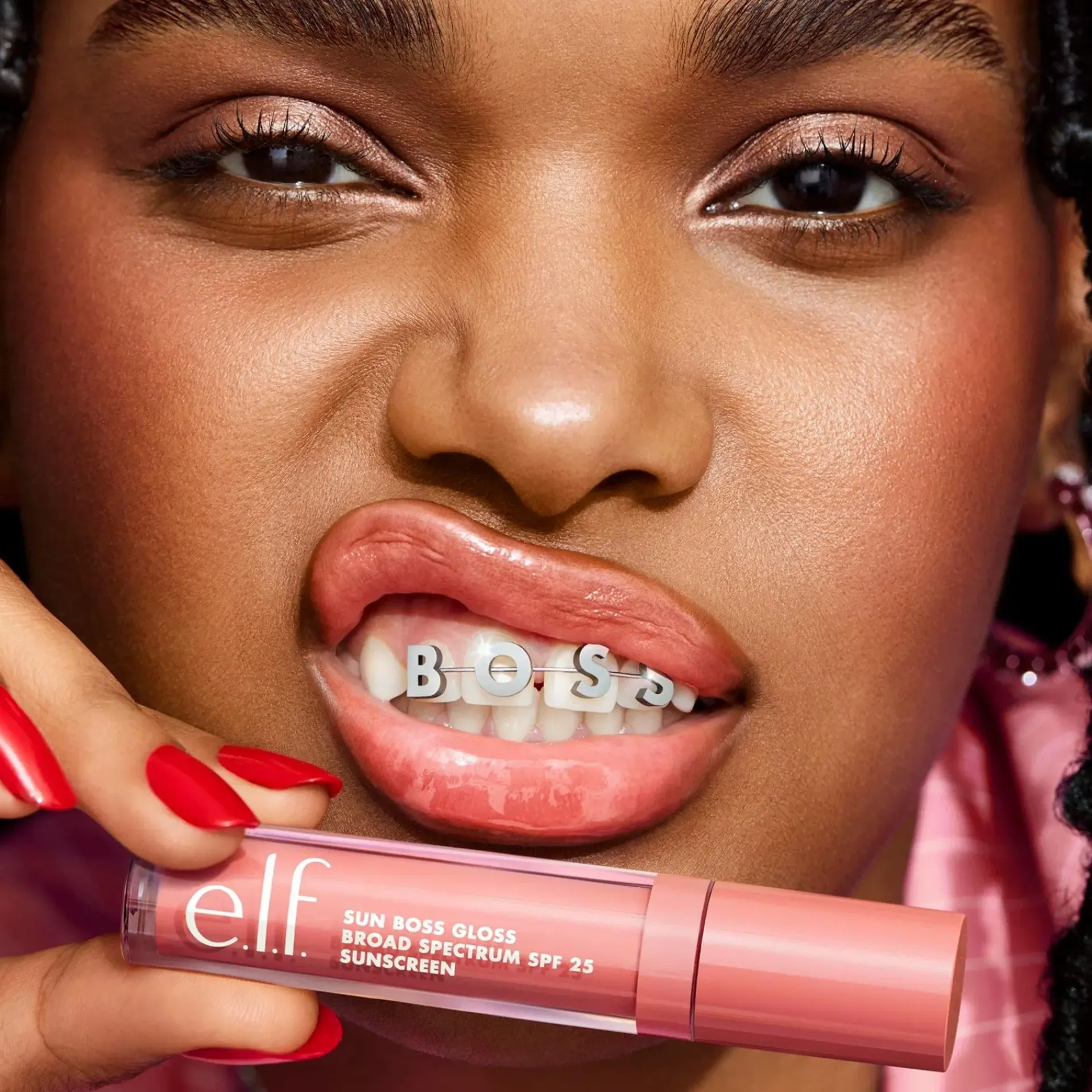 e.l.f. Huulimeikit<Sun Boss SPF 25 Lip Gloss huulikiilto 4 ml