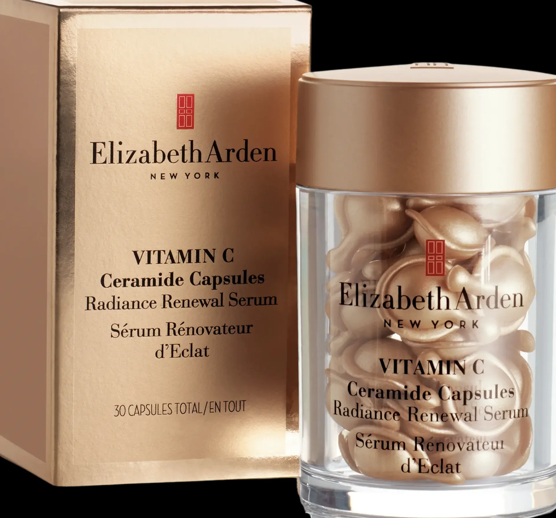 Elizabeth Arden Kasvojenhoito<Renewal Serum Vitamin C Ceramide Capsules C-vitamiini kapselit 30 kpl