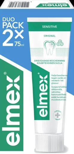 elmex Suuhygienia|Suuhygienia<Sensitive hammastahna 2x75ml