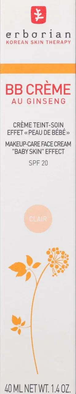 Erborian Korealaiset Meikit|Kasvomeikit<BB creme clair sävyttävä voide 45 ml