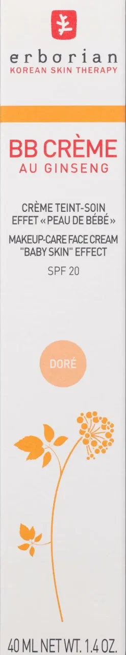 Erborian Korealaiset Meikit|Kasvomeikit<BB creme dore sävyttävä voide 45 ml