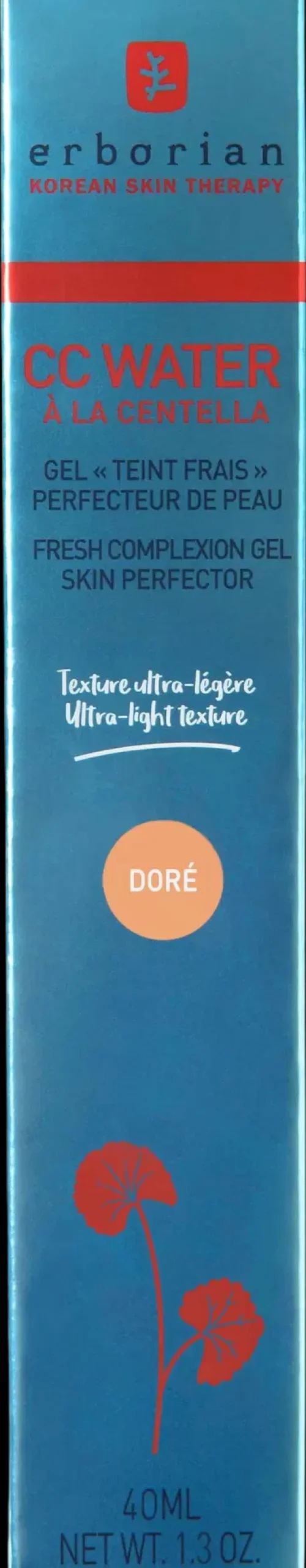 Erborian Korealainen Ihonhoito|Korealaiset Meikit<CC Water Doré 40ml