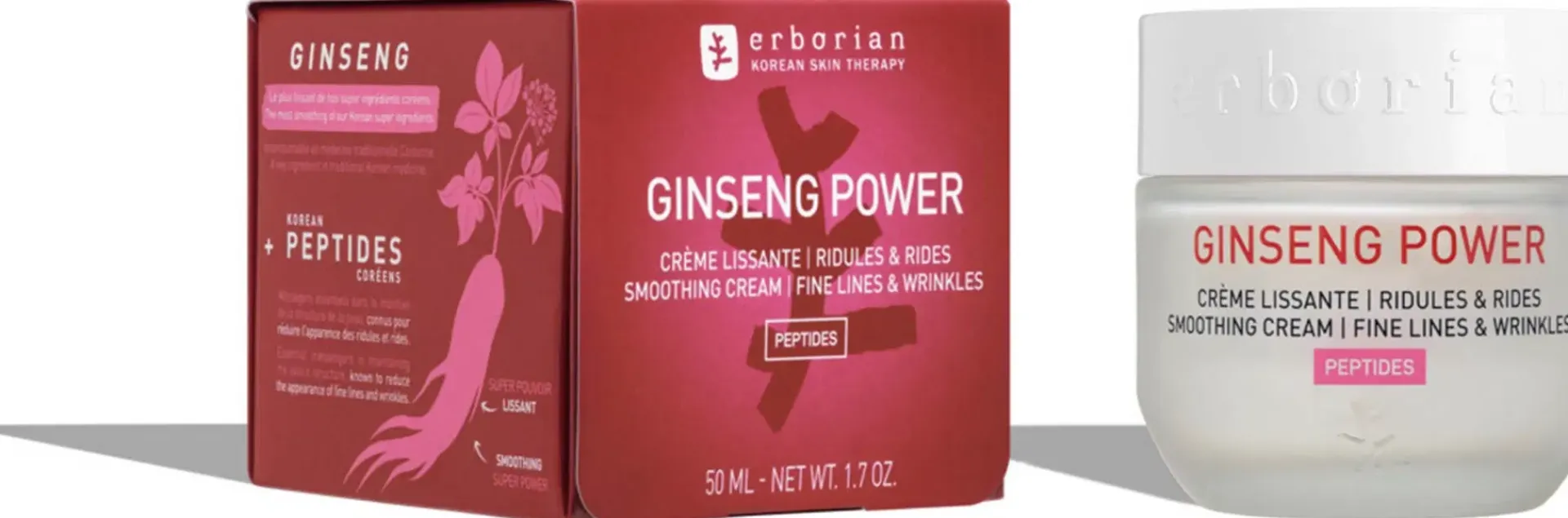 Erborian Kasvojenhoito<Ginseng Power Creme päivävoide 50ml