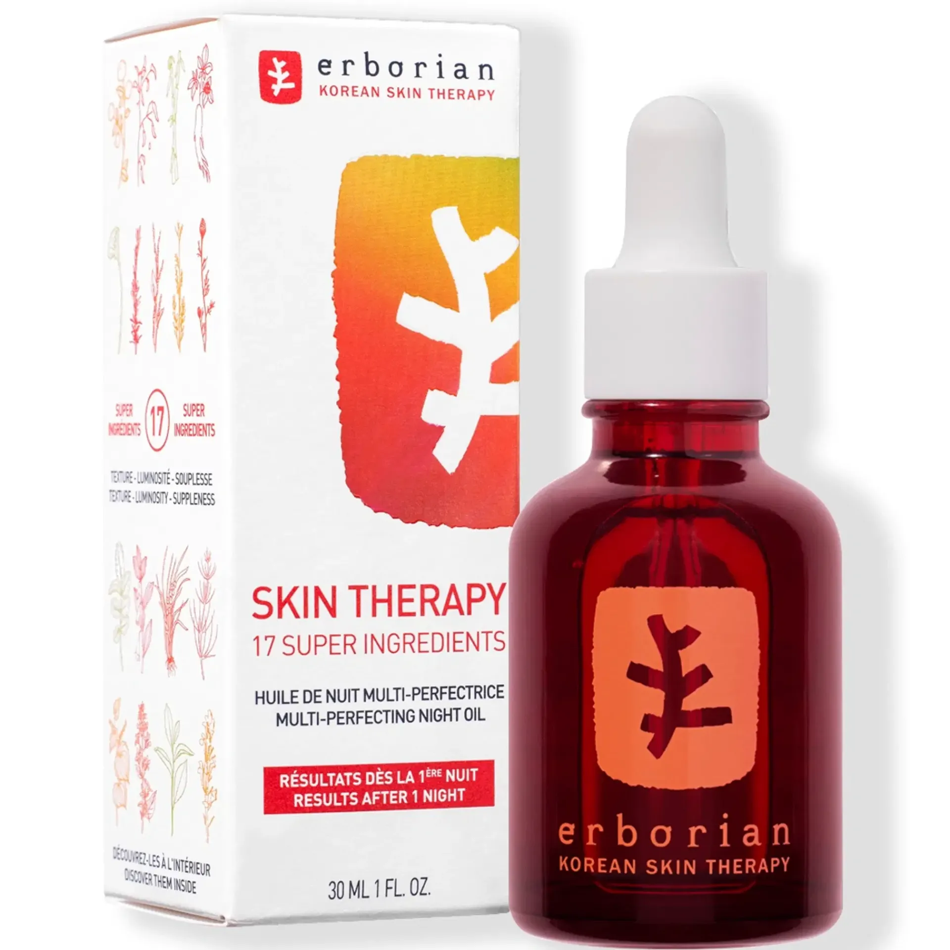 Erborian Kasvojenhoito<Skin therapy yöseerumi 30 ml