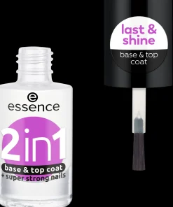 Essence Kynsimeikit Ja Kynsienhoito<2 in 1 base & top coat 8 ml