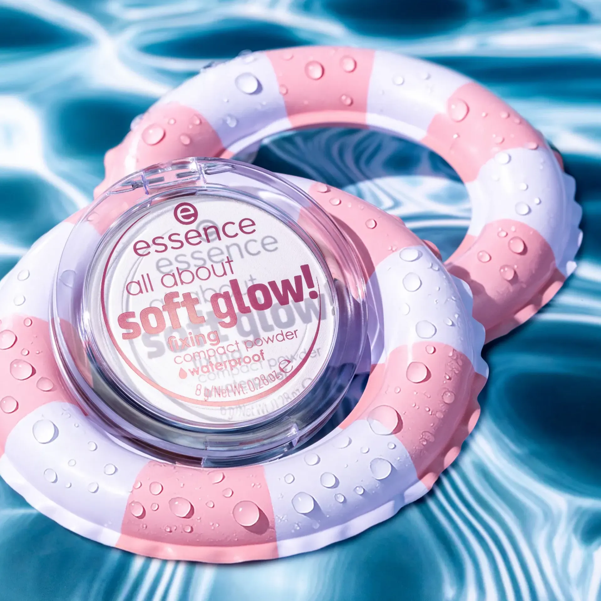 Essence Kasvomeikit<all about soft glow! fixing compact powder waterproof 8 g