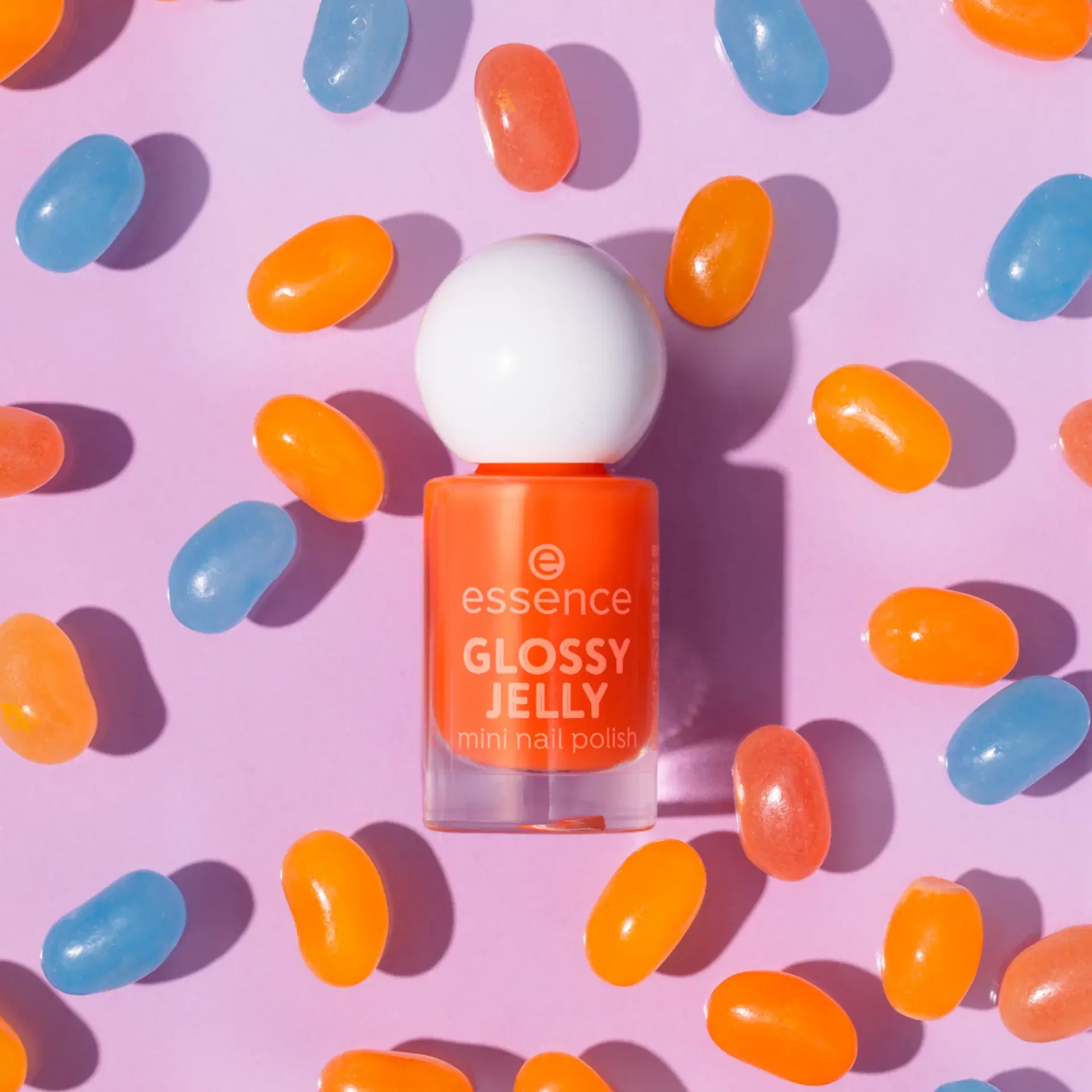 Essence Kynsimeikit Ja Kynsienhoito<GLOSSY JELLY mini nail polish 5 ml
