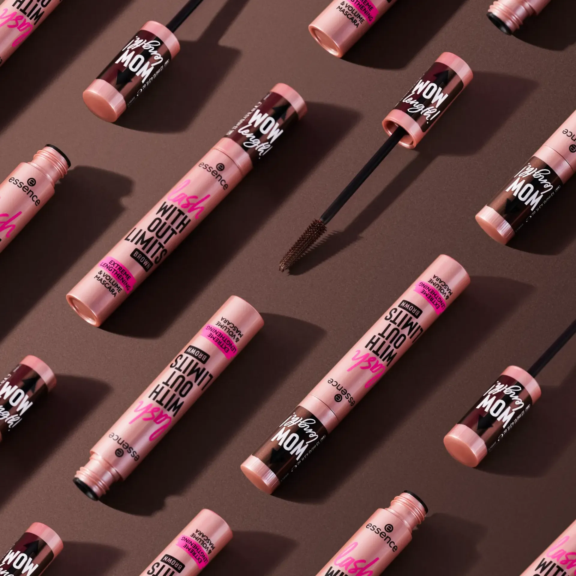 Essence Silmämeikit<lash WITHOUT LIMITS BROWN EXTREME LENGTHENING & VOLUME MASCARA 02 Brown 13 ml
