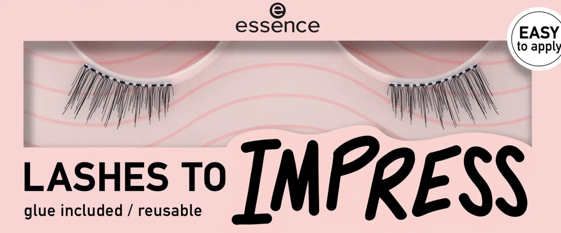 Essence Silmämeikit<LASHES TO IMPRESS 03 half lashes 1 paa