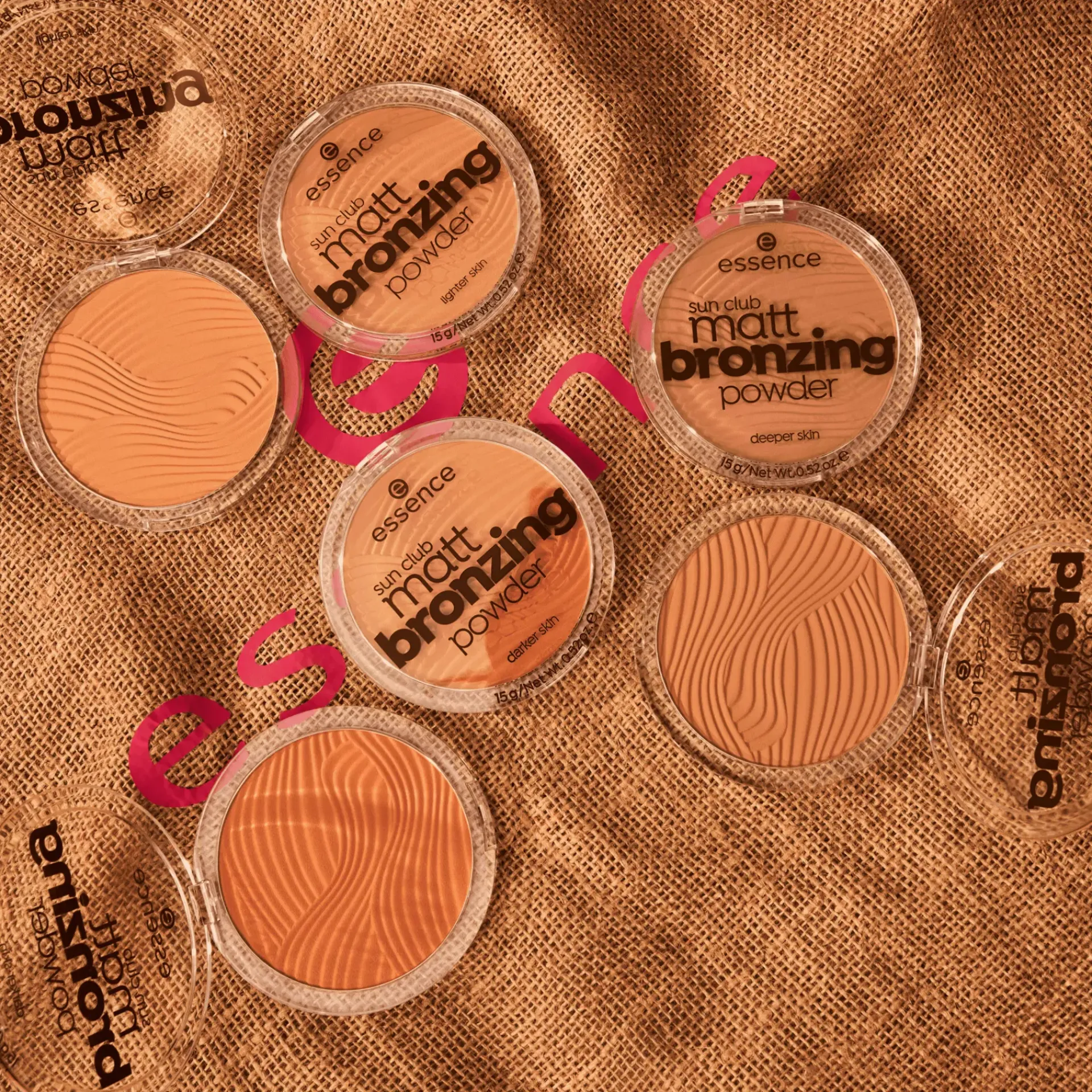 Essence Kasvomeikit<sun club matt bronzing powder aurinkopuuteri 15 g