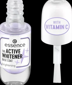 Essence Kynsimeikit Ja Kynsienhoito<THE ACTIVE WHITENER BASE COAT 8 ml