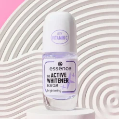 Essence Kynsimeikit Ja Kynsienhoito<THE ACTIVE WHITENER BASE COAT 8 ml